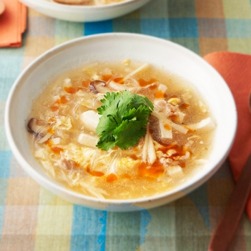 ホエーで作る酸辣湯