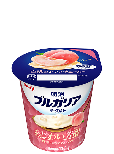 明治保加利亚式酸奶 芳醇滋味 白桃果酱 110g
