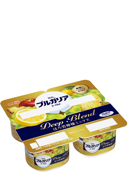 Meiji Bulgaria Yogurt Deep Blend Mildly Bitter Lemon Mix 70g×4