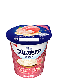 明治保加利亚式酸奶 芳醇滋味 白桃果酱110g