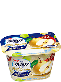 明治ブルガリアヨーグルト 果実Special 雪梨ミックス180g