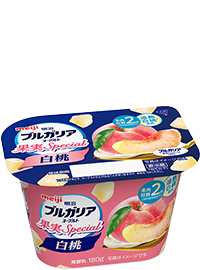 明治ブルガリアヨーグルト 果実Special 白桃180g