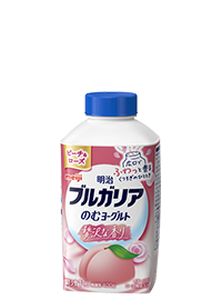 明治ブルガリアのむヨーグルト 贅沢な香り ピーチ&ローズ400g