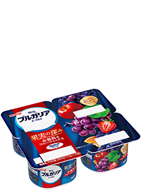 明治ブルガリアヨーグルト 果実の深み 赤葡萄&フルーツミックス70g×4