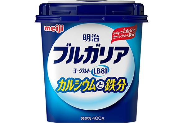 明治ブルガリアヨーグルト LB81カルシウムと鉄分 400 g