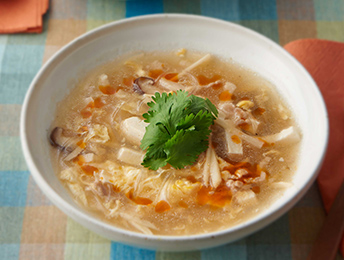 ホエーで作る酸辣湯