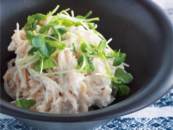 切り干し大根とほたてのサラダ