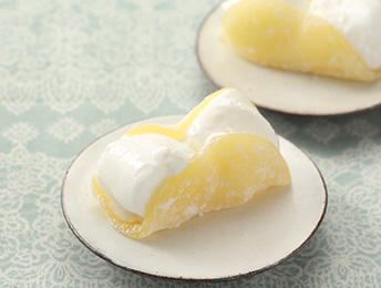 オレンジマシュマロヨーグルト餅