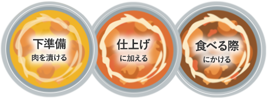 下準備・仕上げ・食べる際