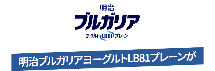 明治ブルガリアヨーグルト LB81プレーンが