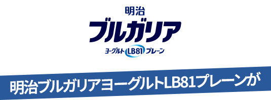 明治ブルガリアヨーグルト LB81プレーンが