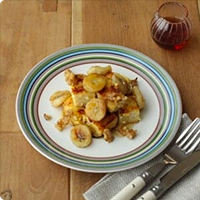 高野豆腐のバナナフレンチトースト