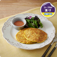 オートミールパンケーキサレ