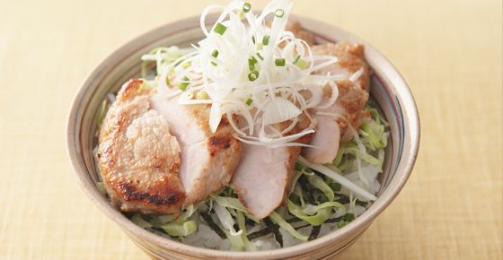 豚肉のヨーグルト味噌漬けどんぶり