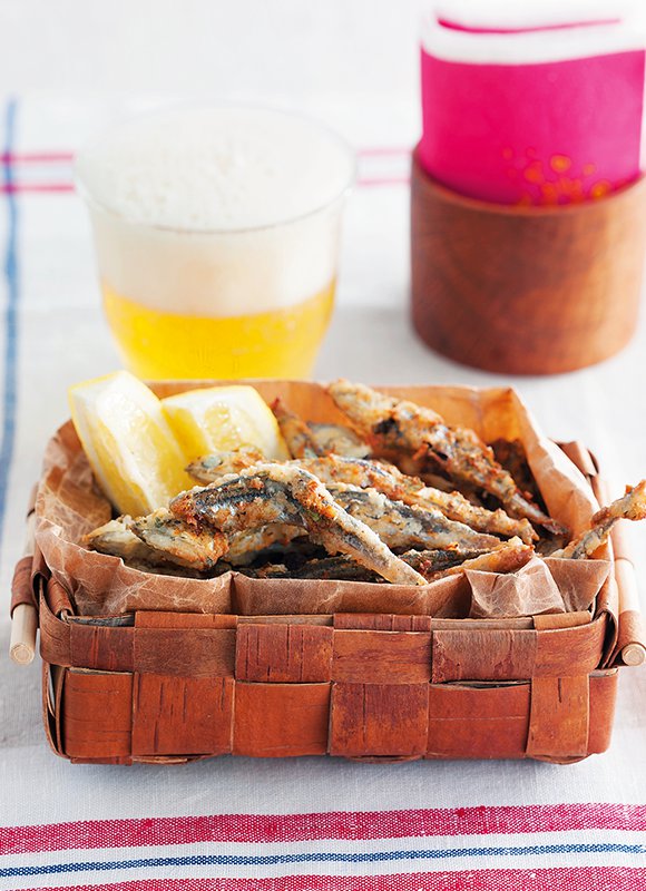 煮干しのハーブフリッター