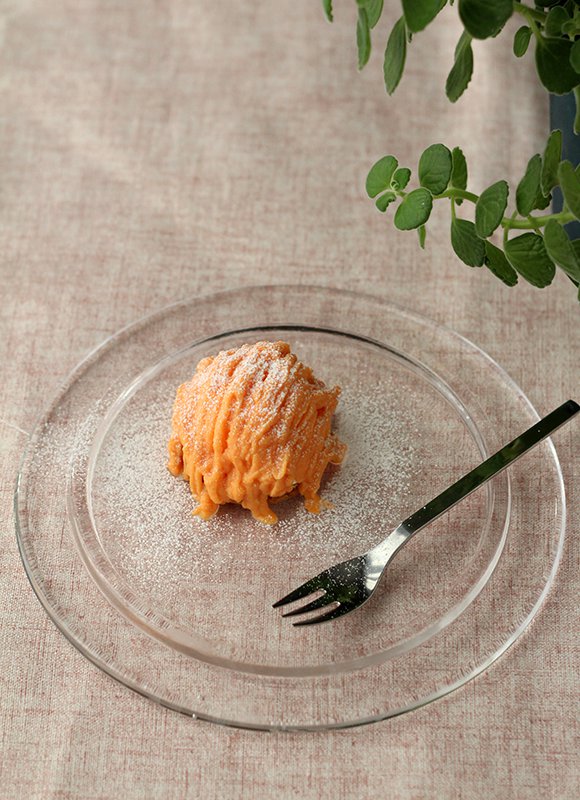 レンズ豆のヨーグルトモンブラン