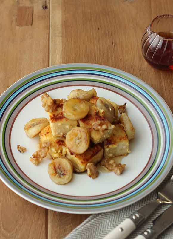 高野豆腐のバナナフレンチトースト